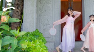 [Gai Gai] Ah~ This is the taste of spring~ "Spring March" fresh and lively fan dance high-definition