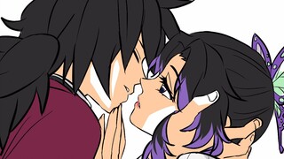 [MAD]Tomioka Giyuu kisses Kochou Shinobu|<Demon Slayer>