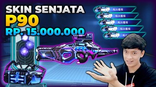 AKHIRNYA KELUAR SKIN SENJATA P90 ROBOTIC SENILAI RP 15.000.000 ?! GILAA KEREN BANGET!! - PUBG MOBILE