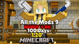 I Survived 100 Days In ALL THE MODS 9 In 1.20 MINECRAFT In HARDCORE