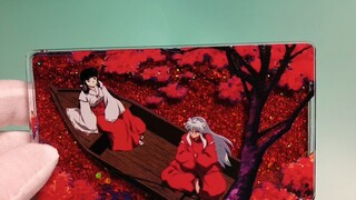 InuYasha dan Kikyo - Gaya Pasir Hisap Maple Leaf, dipadukan dengan elegi ini, rasanya tidak ada yang