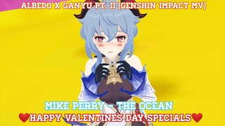 The Ocean - Mike Perry (Alan Walker Style) • Genshin Impact MV (Albedo ✘ Ganyu Pt. II) [MMD]