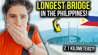 FOREIGNER reacts to PHILIPPINES LONGEST Bridge CCLEX in Cebu City