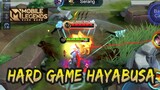 HARDGAME HAYABUSA 🔥🔥🔥 | HAYABUSA GAMEPLAY #10 | MOBILE LEGENDS BANG BANG