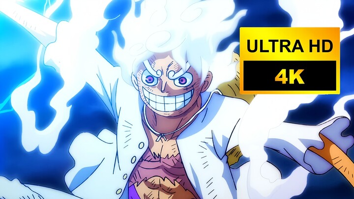 【𝟒𝐊𝟔𝟎𝐅𝐏𝐒】Fifth gear thunder god is coming! Incredible ability! Luffy VS Kaido! Tremble, it's time fo