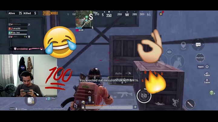 GAMEPLAY W/ IPHONE 11 PRO 4 FINGERS + FULL GYRO | PUBGM INDONESIA