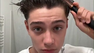 How to take care of boys' bangs