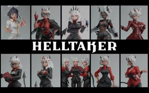 【Helltaker】ปรมาจารย์ชาวต่างชาติสร้างตัวละครจาก "Helltaker" ขึ้นมาใหม่เป็นฟิกเกอร์