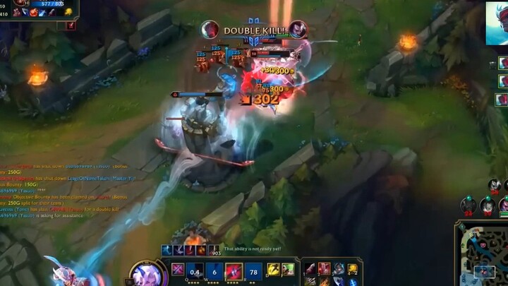 Yone - Combo nhanh huỷ diệt đối thủ. Gank team cực mạnh.