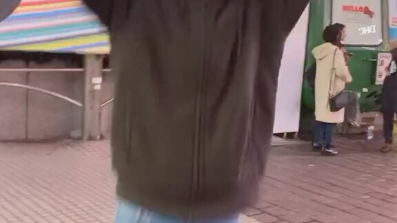 A Hermit on the Streets of Tokyo, Japan