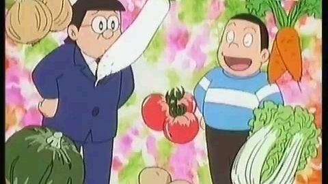 Ternampak di masa depan, Korosuke bercium dengan isteri