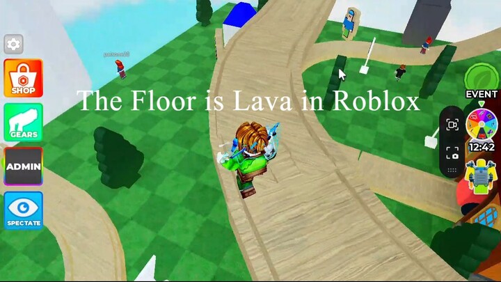 The Floor is Lava in Roblox