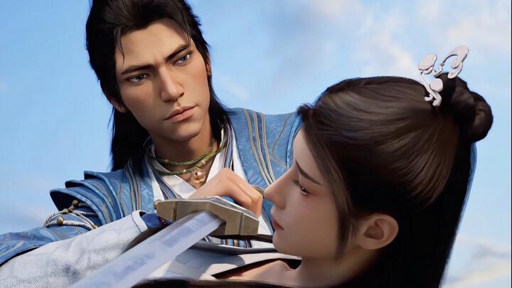 Are you two fighting or showing affection? Sun Huo is so handsome in this scene.