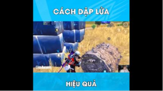 Cách dập lửa hiệu quả