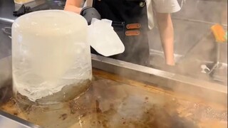 An egg roll with molten filling made on a griddle that’s been cleaned with ice cubes just doesn’t ha