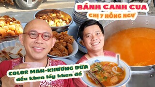 Color Man và Khương Dừa rủ nhau thưởng thức BÁNH CANH CUA Chị Bảy Hồng Ngự ngon cực đã !