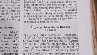 Pang Araw Araw na Talata.               Exodus 19:1-6