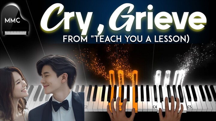 Cry / Grieve from "Teach You a Lesson" 참교육 (BGM) piano cover/tutorial + sheet music