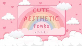 Cute & Aesthetic Fonts on dafont.com (with links) | Peachy Grace