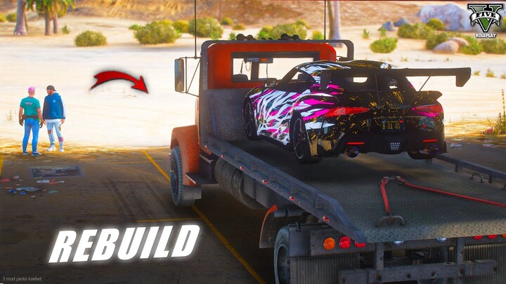 TEMAN LAMA BANTU REBUILD SUPRA GR !! KECE PARAH !! - GTA V ROLEPLAY INDONESIA