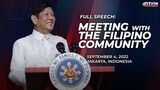 Meeting with the Filipino Community in Indonesia (Speech) 9/4/2022 - RTVM