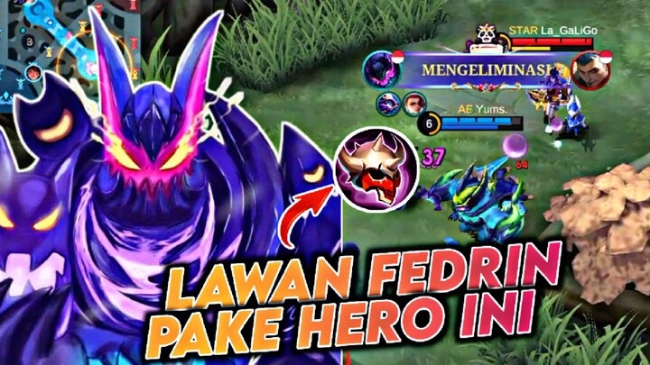 Kesusahan Lawan Fedrin, Pakek Hero Ini!? - Mobile Legends