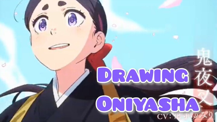 Drawing Oniyasha 🪻 [ The world is dancing ] PART 1