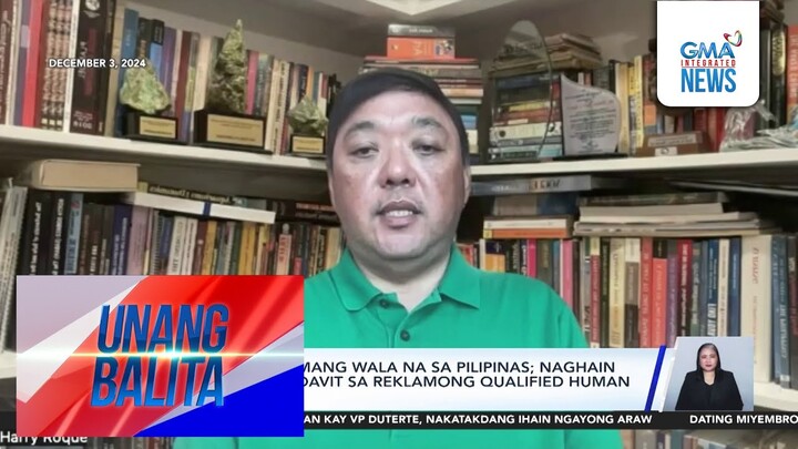 Roque, kinumpirmang wala na sa Pilipinas; naghain ng counter-affidavit sa reklamong...| Unang Hirit