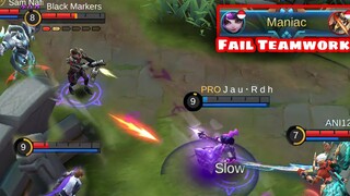 EPIC Fail TeamWork Funny Moments in Mobile Legends