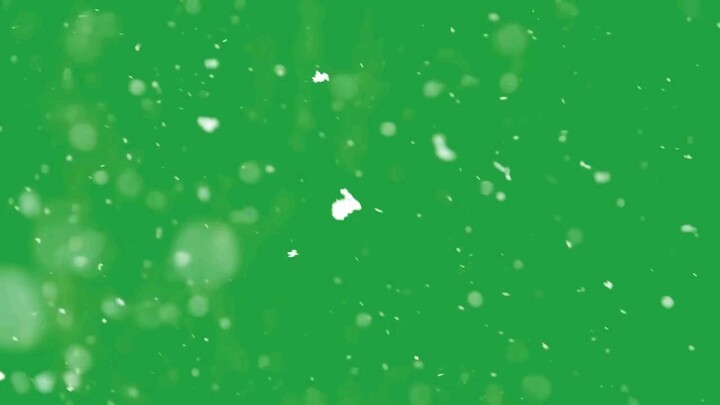 Snow green screen