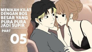 MENIKAH KILAT DENGAN BOS BESAR YANG PURA PURA JADI SUPIR PART 5 - Drama Animasi Sekolah