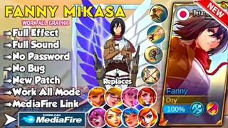 Fixed - Script Skin Fanny Mikasa AOT No Password | Full Effect Voice | Script Fanny Mikasa Terbaru