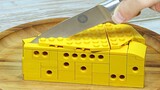ทอม แอนด์ เจอร์รี่ LEGO CHEESECAKE - Mukbang Lego Food/ Stop Motion Cooking & ASMR