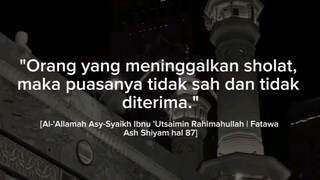 puasa tapi tidak solat