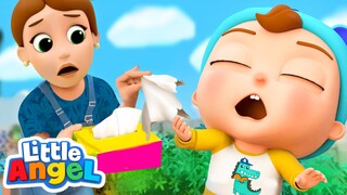 Sneeze Song | Little Angel Kids Songs & Nursery Rhymes