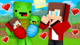 Mikey and JJ Became a FAMILY in Minecraft! (Maizen)