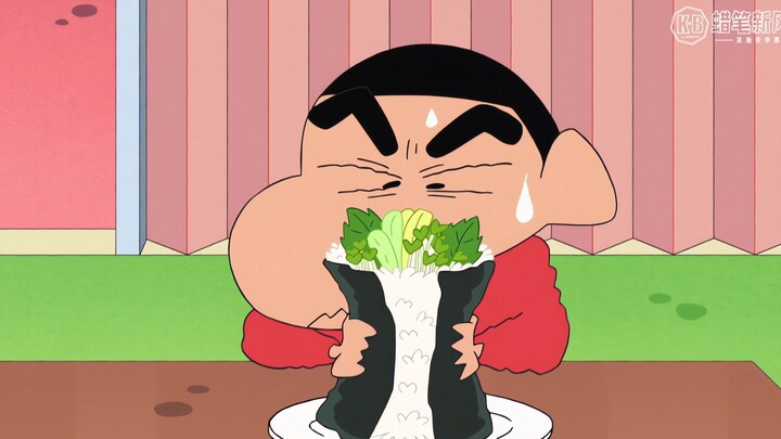 Japan's latest episode of Crayon Shin-chan: The Nohara family is having hand-rolled sushi tonight!