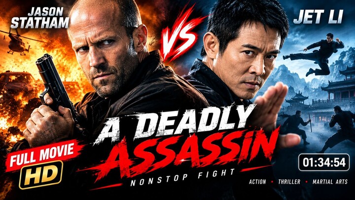 Jason Statham vs. A DEADLY ASSASSIN 🔥 | Jet Li | Full English Action Movie | Nonstop Fight