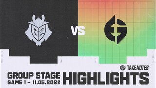 Highlights G2 vs EG [Vòng Bảng - Ngày 2] [MSI 2022][11.05.2022]