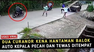 CURANMOR APES 2024 !! Maling Dihajar Bambu Langsung Tersungkur Diaspal