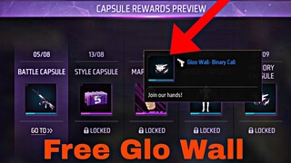 FREE GLO WALL || EMOTE PARTY EVENT || FREE FIRE 5TH ANNIVERSARY EVENT ✓