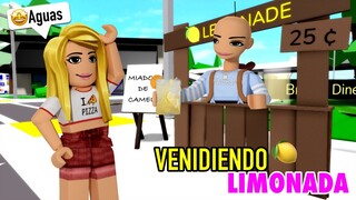 🤣Siendo Vendedora de Limonada en Brookhaven😆/Roblox