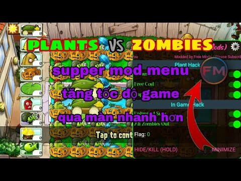 Hướng dẫn tải Plants vs Zombies mod menu || Khối Sad Games