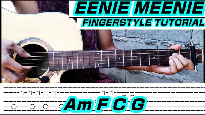 Eenie Meenie | Justin Bieber | Sean Kingston | (Guitar Fingerstyle Tutorial) (Tabs)