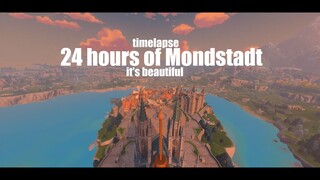 mondstadt looks in 24 hours | Genshin Impact