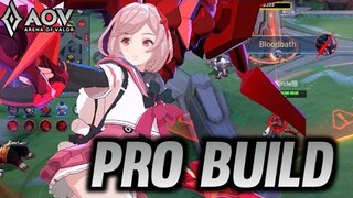 AoV : VIOLET DIMENSION BREAKER GAMEPLAY | PRO BUILD - ARENA OF VALOR