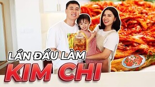 LẦN ĐẦU LÀM KIM CHI TẠI NHÀ
