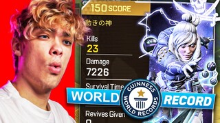 NEW 7000 DAMAGE RANKED WORLD RECORD! SOLO VS SQUADS ! (Apex Mobile)