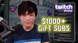 1000+ Gift subs for Sykkuno's water bill