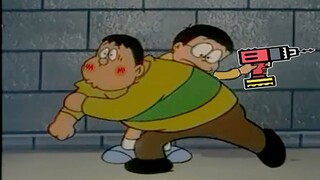 胖虎：大雄！你先把冲击钻放下！